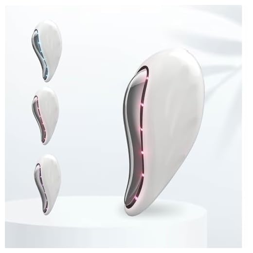 Numour G.O.A.T Smart Gua Sha | EMS Technology with Red, Blue, Purple LED Light Therapy | Sonic Pulsations, Hot & Cold Massage | Anti-Aging, Acne Clearing, Skin Repair