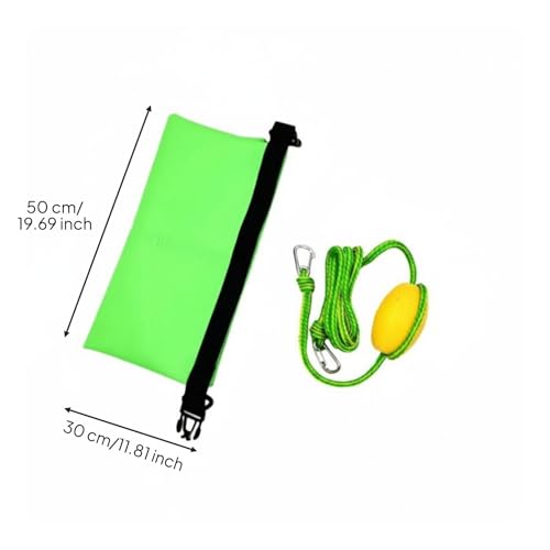 Mochila seca impermeable grado marino en PVC con cierre enrollable hermético y cuerda de alta visibilidad para ubicación rápida, apta para navegación, kayak, visitas a la playa y piscina, capacidad 10L miniatura 3