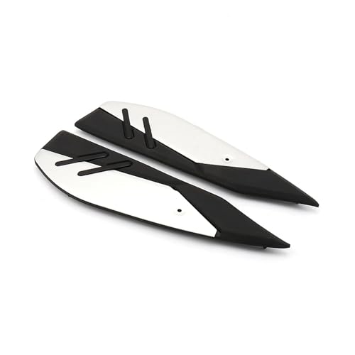 バイク ステップペダル X-MAX用 125用 250用 300用 400用 XMAX125用 XMAX250用 XMAX300用 XMAX400用 2017-2024用 オートバイ用フットレスト フットパッド ペダルプレート(Behind - Silve