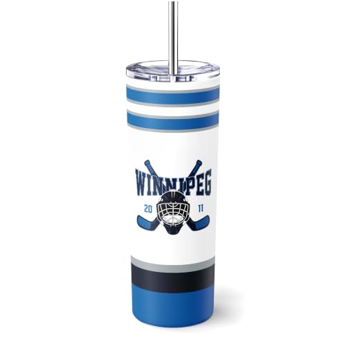 Image of ANTKING Winnipeg Tumbler 20oz Travel Mug Custom Name Number Gifts | Stainless Steel Insulated Coffee Cup for Men Women