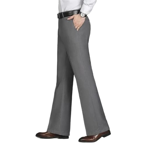 Men's Slim Fit Pants Tressed Suit Dress Trousers Thin Casual Pants Formal Business Office Social Pant3