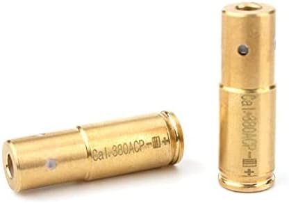 Miniatura 3 de Calidad premium, Cal .380 ACP Cartucho Bore Sight Boresighter Láser Rojo Boresight (Nueva Versión)