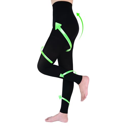 Medical Compression Pantyhose for Women & Men, 20-30 mmHg Compression Tights for Women Footless Graduated Support Tights Compression Leggings (Black, L) Medical Compression Pantyhose for Women & Men, 20-30 mmHg Compression Tights for Women Footless Graduated Support Tights Compression Leggings (Black, L)