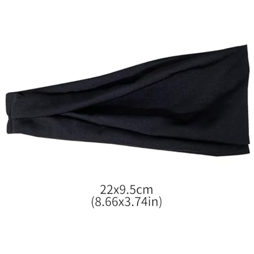 Conjunto de 3 peças de faixa de cabeça elástica, antiderrapante universal, para treino masculino e f