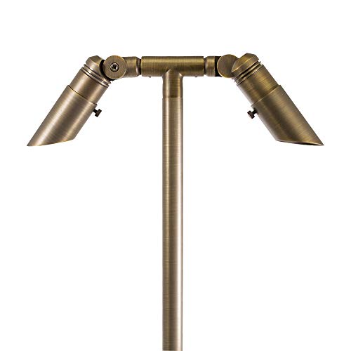 VOLT Twinnovator Cast Brass 12V Adjustable Path Light (Bronze)