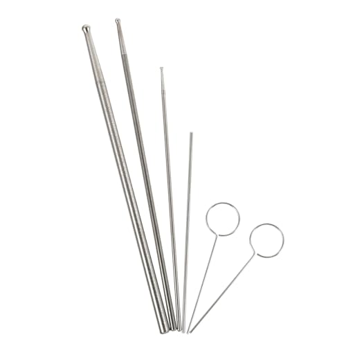 Homoyoyo Sonda Género para Serpientes Acero Inoxidable Profesional Kit para Determinar Tamaño Compacto para Reptiles Suministros Veterinarios