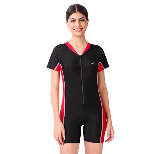 Image of Vector X OWSS-355 Women's Swimming Costume for Multipurpose Wear for Swimming I Diving I Cycling I Aerobics