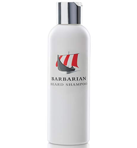 Bartshampoo - Mr. Burton´s Barbarian (200ml) ohne Silikone - Pflege und unschlagbarer Duft. Mit Arganöl, Panthenol und Vitamin E, passend zum Barbarian Bartöl und Beard Balm