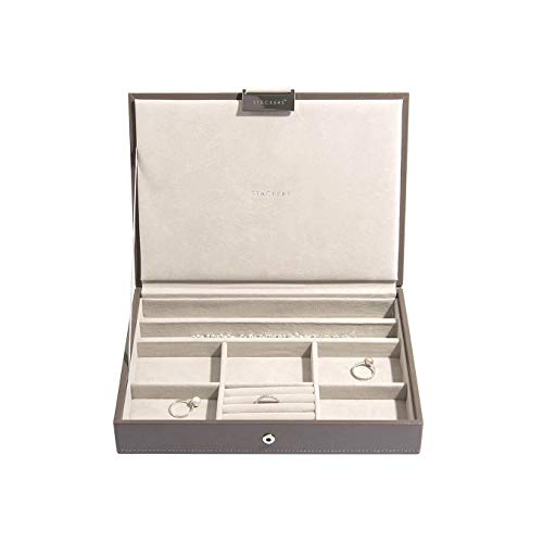 Preisvergleich Produktbild Stackers Nerzgrau Klassisch Schmuckschatulle Deckel