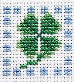 Made In orimupasu 絲 Key Ring sisyuu Kit Clover KS – 9