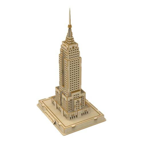 Rompecabezas 3D educativo de madera para maquetas DIY