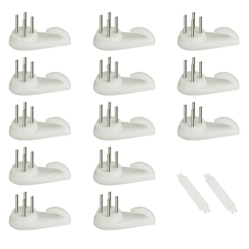 SAVITA 25pcs Crochet de Suspension Murale, Crochets de Suspension pour Mur en Dur Crochet Mural Tableau Beton Crochet Mural Tableau Lourd Crochet Mural Tableau...