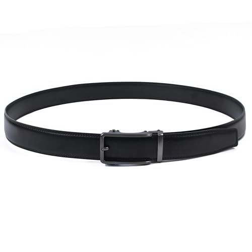 Image of WildHorn Men's Genuine Leather Belt for Men| Premium Auto-Lock Buckle | Adjustable up to 48 inch | Formal & Casual Wear | Micro-Adjust Fit | Stylish Gift Box Included