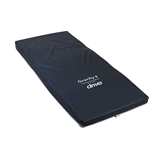 Drive Medical 15970-4284 Gravity 9 Premium Long Term Care Pressure Mattress, No Cut Out, 42
