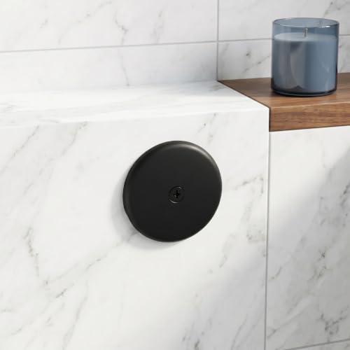 Placa frontal de rebosadero para desagüe de bañera con conector estable 6