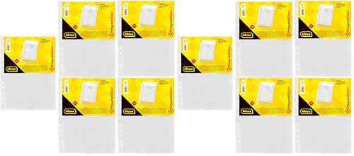 Pochettes transparentes A4 indélébiles Idena protégeant durablement vos documents - 500 pièces