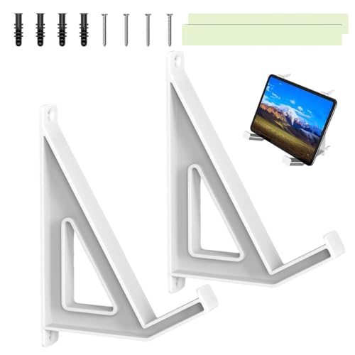 Generisch Étagère Murale pour Ordinateur Portable - Support Mural pour Ordinateur Portable - Support Mural réglable pour Ordinateur - Rangement de Chevet...