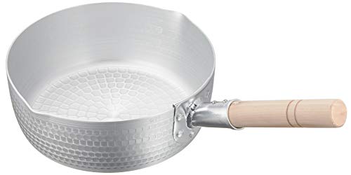 ???? Endoshoji TKG AYK04024 Single-Handed Pot, Snow Flat Pot, 9.4 inches (24 cm), Aluminum, Black Anti-Alumite Treatment, Inner Diameter 9.4 x Depth 3.4 inches (238 mm) x 3.4 inches (87 mm), Plate