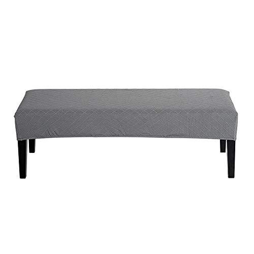 Dining Bench Cover Elastic Chair Covers Polyester Spandex Stretch Jacquard Dining Bench Cover Removable Dining Chair Cover #TOP2