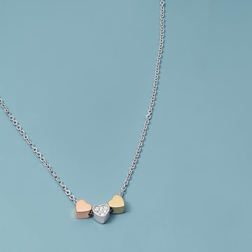 Fossil Women's Sterling Silver or Silver-Tone Stainless Steel Pendant Chain Necklace for Women3