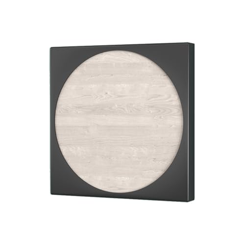 HXFAAFXH Metal Display Stand for Tiles,Wall Mounted Floor Tile Storage Rack,Square Material Display Shelf, Sample Plate Display Stand for Exhibition Halls(Black,30X30X4CM)