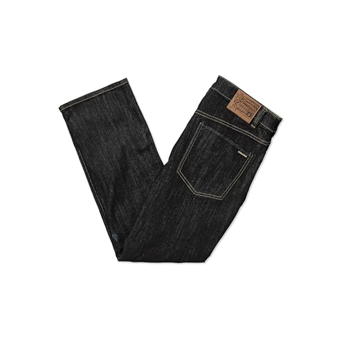 Image of Volcom Men's Solver Stretch Denim Jeans-Modern Fit Pant