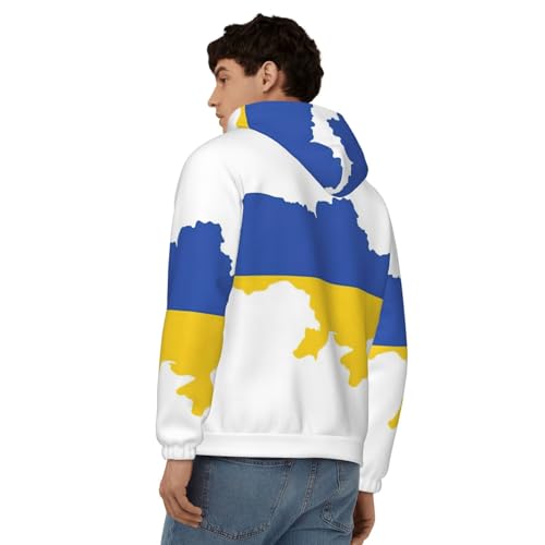Sweat à capuche Ukraine avec fermeture éclair fluide et grand confort - 6