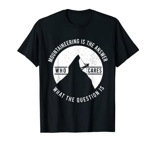 Camisa de montaña para un amante del alpinismo Camiseta