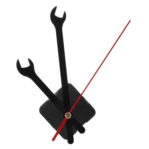 LEDMOMO 1 セット 壁掛け時計ムーブメント 時計のムーブメントの修理 の仕組み 機構の交換 メカニズムの針 機構キット のムーブメントの仕組み プラスチック