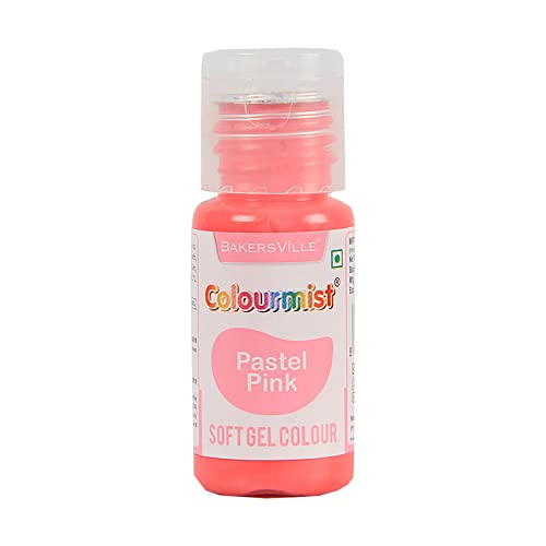 Colourmist Soft Gel Paste Food Color, (Pastel Pink), 20g | Edible Gel Colour For Fondant/Dessert/Baking | (B09PL5XZSG) Amazon Price History, Amazon Price Tracker