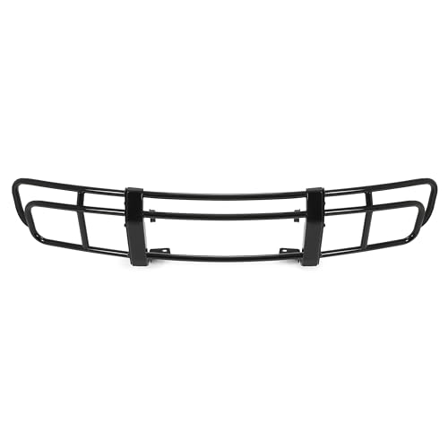 ALMULOO Steel Brush Guard Compatible with 2003-2009 Hummer H2 Black Powder Coated