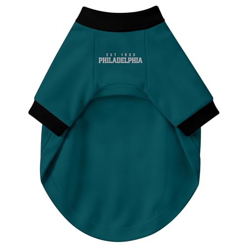 Image of Philadelphia Dog Clothes Jersey Style Personalized Pet T Shirt with Custom Name Number for Small Medium Large Dogs