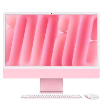 Apple 2024 iMac (de 24 polegadas, Chip M4 da Apple com CPU de 8 núcleos e GPU de 8 núcleos, 16GB Memória unificada, de 256 GB) - rosa