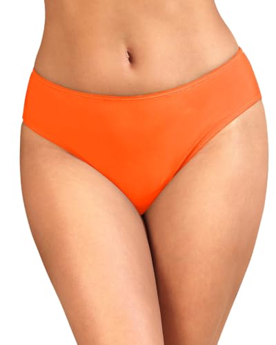 Image of Daci Women's Mid-Rise Full-Coverage Bikini Bottom | Mid-rise bikini bottom with full rear coverage in 82% nylon and 18% spandex for comfortable swimming and beachwear