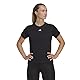 adidas Damen AEROREADY Train Essentials Minimal Branding Crewneck Tee, Black, S