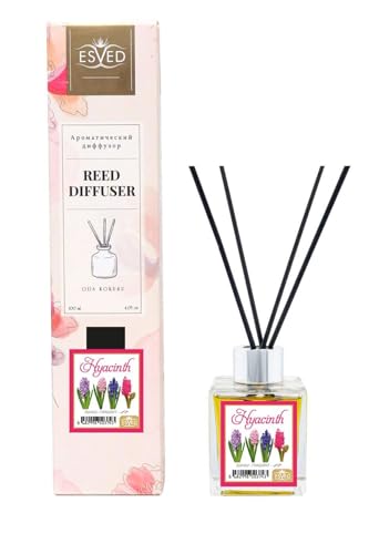 Difusor de aroma Hyacinth 100ml con varillas aromáticas