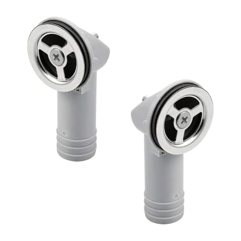 Pireunthera 2 PCS Sink Overflow Pipe Sink Overflow Head Kitchen Sink Accessories for Bathroom Kitchen Vanity Artistic Basin Sink Hole Drain Covers Tidy Insert Spares, Gray (joint6aie) Cover