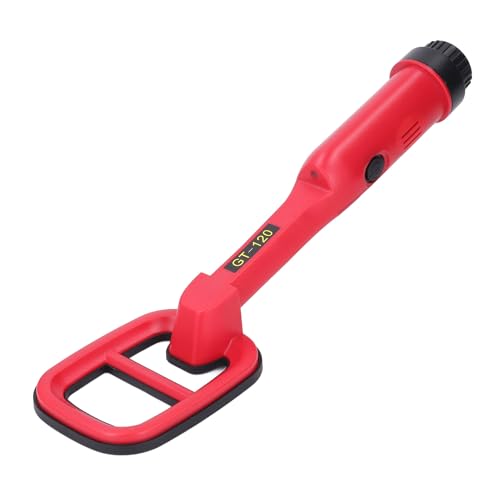 Detector de Metales Pinpointer Coil Waterproof, Buscador de Monedas Subacuático de 9,84 Pies, Ip68 Localizador de Tesoros, Buscador de Oro con Luz Led, para Buceo, Lecho Marino Y Lagos (Rojo)