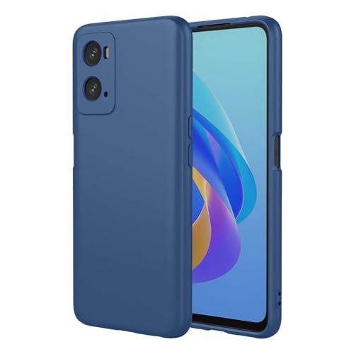 SEAHAI Case for OPPO A96 / OPPO A76, Ultra Thin Silky-Soft Touch Liquid Silicone Phone Cover with Shockproof Airbag Design