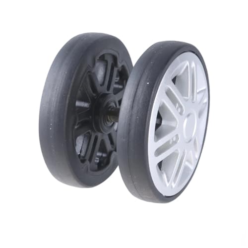 Luggage Wheels Replacement 8Pcs/Set Universal 60mm Travel Suitcase Replacement Double Wheels Repair Kits Easy Installation Smooth Rolling4