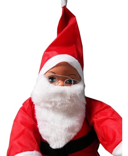 Papai Noel Subindo Escada Boneco Enfeite Natal Decoração