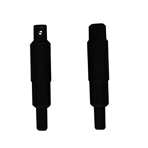 Wisepick 2 adaptadores de llave hexagonal para llave de trinquete llave de servicio 3/16 "5/16" válvula hexagonal Cover