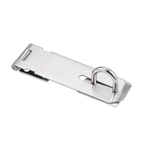 Image of uxcell Padlock Hasp Door Clasp Latch Security Safety Bolt Lock Latches Stainless Steel 1Pack