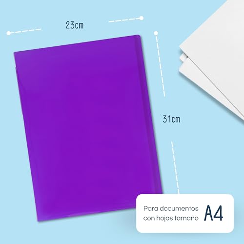 RAYLU PAPER, A4 Folder with Clear Sleeves Made of 100% Biodegradable Polypropylene - Image 2