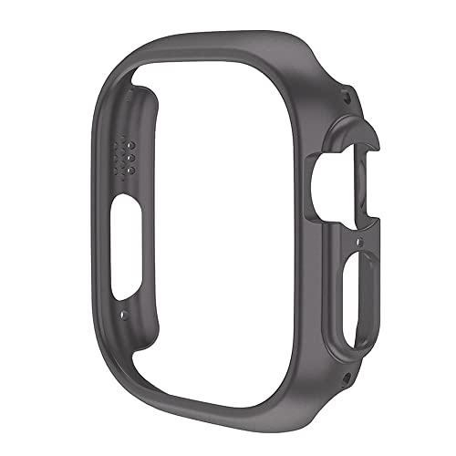 Coque Apple Watch 8 45mm protection bumper PC gris boîtier iwatch series 7 cadre