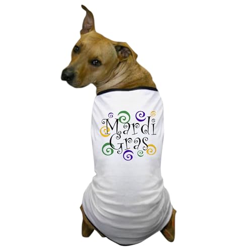 CafePress Mardi GRAS Dog T Shirt Dog T-Shirt, Pet Clothing, Funny Dog Costume
