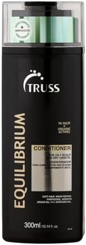 TRUSS Equilibrium Conditioner, Oily Scalp Keratin Argan Oil, 10.14 oz