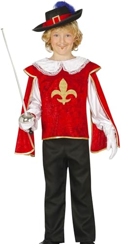 FIESTAS GUIRCA Mousquetaire rouge pour enfant 10-12 ans