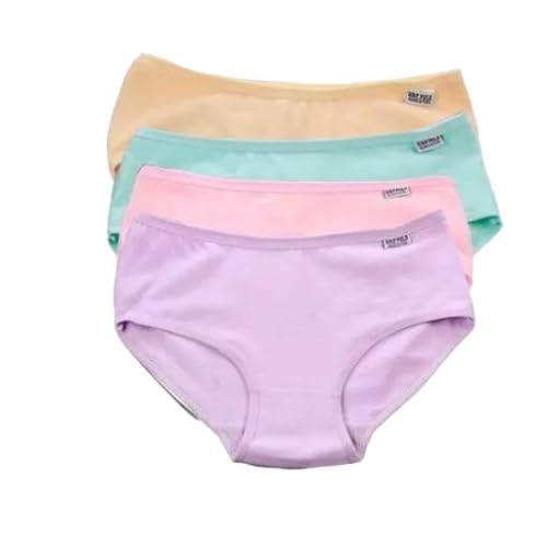 Image of Womens Underwear Cotton Hipster Panties Mid Rise Regular & Plus Size (S to 3XL) (Pack of 6) (Multicolour)