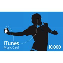 Apple iTunes Music プリペイドカード 10,000円 [MA165J/A]